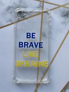 Чохол з потовщеними кутами для Apple iPhone 11 Pro Max (6,5) з об'ємним друком "Сміливість" принт 5