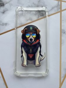 Чохол з потовщеними кутами для Xiaomi Redmi 7A  з об'ємним друком "Патрон" принт 4