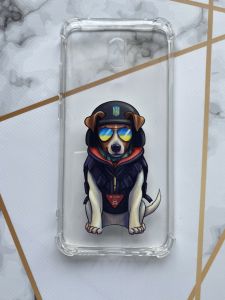 Чохол з потовщеними кутами для Xiaomi Redmi 8A  з об'ємним друком "Патрон" принт 4