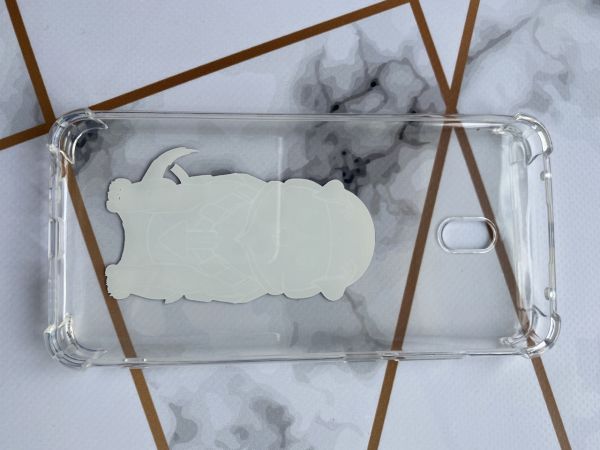 Чохол з потовщеними кутами для Xiaomi Redmi 8A  з об'ємним друком "Патрон" принт 4