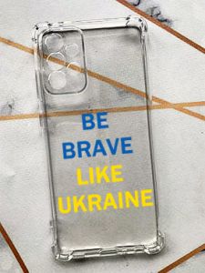 Чохол з потовщеними кутами для Samsung Galaxy А72 з об'ємним друком "Мужність" принт 5