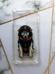 Чохол з потовщеними кутами для  iPhone 12 / 12 Pro з об'ємним друком "Патрон" принт 5