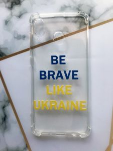 Чохол з потовщеними кутами для Samsung Galaxy А30 (2019) / А20 (2019) з об'ємним друком "Сміливість" принт 5