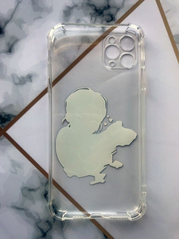 Чохол з потовщеними кутами для Apple iPhone 11 Pro Max (6,5) з об'ємним друком "Моя Україна" принт 2
