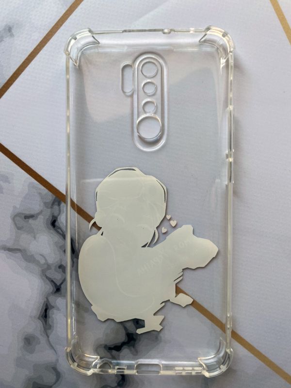 Чохол з потовщеними кутами для Xiaomi Redmi 9 з об'ємним друком "Моя Україна" принт 2