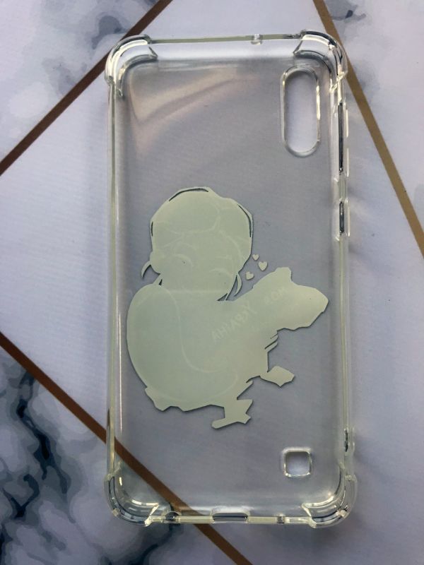 Чохол з потовщеними кутами для Samsung Galaxy А10 (2019) А105 з об'ємним друком "Моя Україна" принт 2