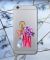 Прозорий чохол для iPhone 6+/6 Plus "Дівчина з бузком" принт 7