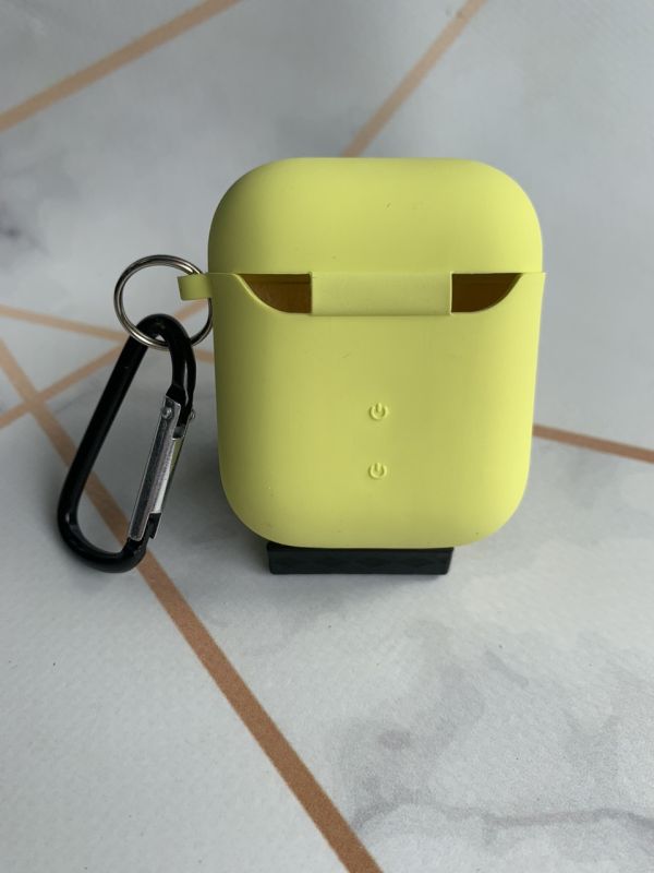 Чохол для навушників AirPods 1 і 2 покоління Жовтий