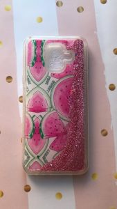 Силіконовий чохол з блискітками, що переливаються, для Samsung Galaxy А6 (2018) / A600F Арбус