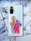 Прозорий чохол на Xiaomi Redmi Note 10 Pro/10 Pro Max :: Дівчина з бузком (принт 7)