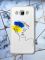 Прозорий чохол для Samsung Galaxy J5(2016) J510 з об'ємним друком "Українка Арт" принт 3