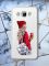 Прозорий чохол для Samsung Galaxy J5(2016) J510 з об'ємним друком "Дівчина з рюкзаком" принт 9
