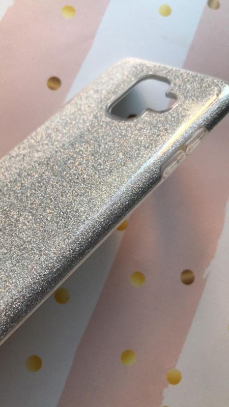 Силіконовий чохол Shine Silicone Case для Samsung Galaxy А6 (2018) Срібний
