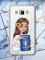 Прозорий чохол для Samsung Galaxy J5(2016) J510 з патріотичним дизайном "Дівчина з паспортом" принт 12