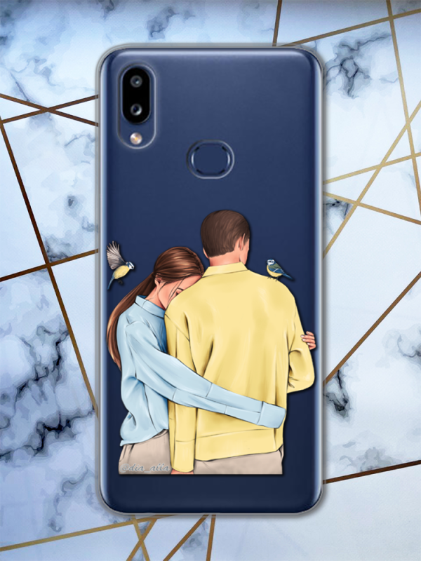 Чохол на Samsung Galaxy А10s/A107 з патріотичним дизайном Українська пара принт 14