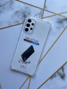 Прозорий силиконовий чохол з потовщеними кутами для Samsung A73 5G