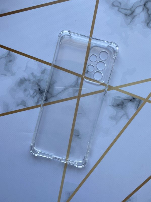 Прозорий силиконовий чохол з потовщеними кутами на Samsung A33 5G
