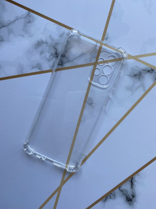 Прозорий силиконовий чохол з потовщеними кутами Samsung A23