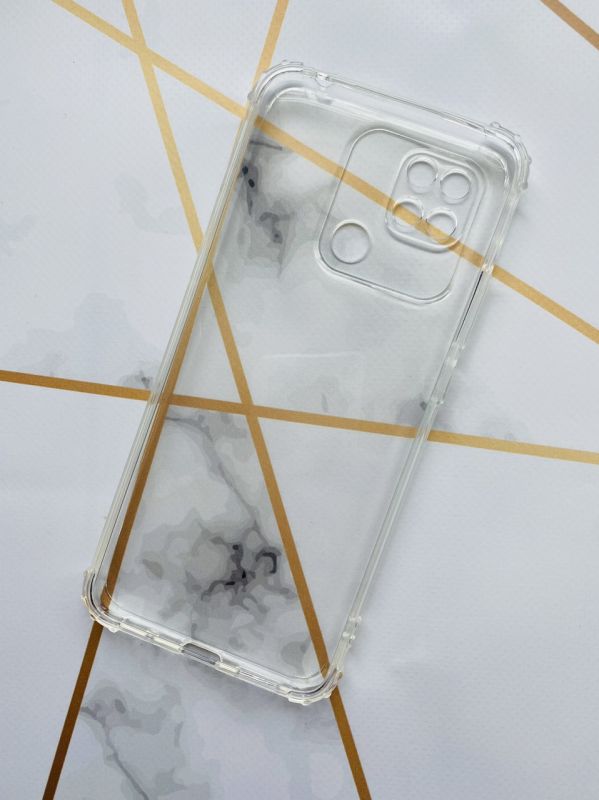 Ультратонкий прозорий силіконовий з потовщеними кутами для Xiaomi Redmi 10C