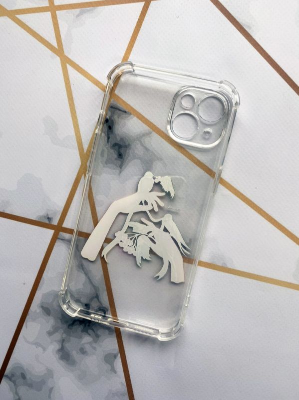 Чохол з потовщеними кутами для Apple iPhone 13 з патріотичним дизайном "Ластівки" принт 15