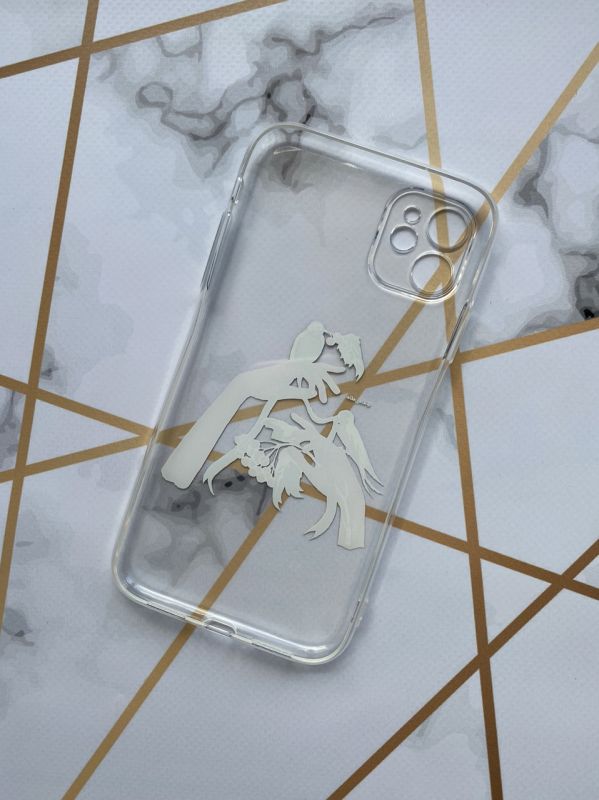Прозорий чохол на Apple iPhone 11 (6,1) дизайн "Ластівки" (принт 15)