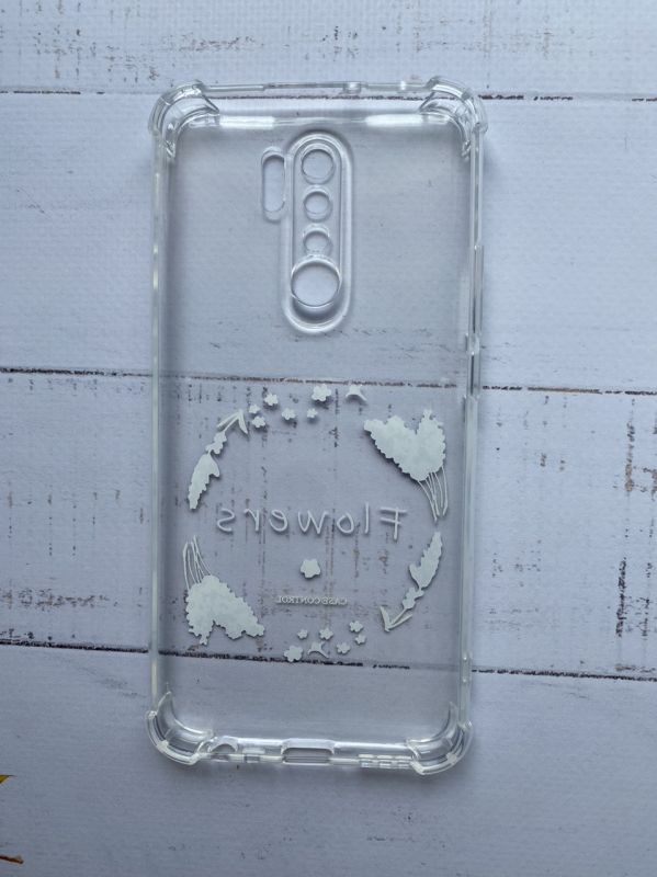 Чохол з потовщеними кутами для Xiaomi Redmi 9 з дизайном "Лавандовий віночок" принт 19