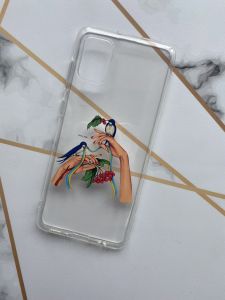 Прозорий чохол на Samsung A31 з патріотичним дизайном "Ластівки" (принт 15)