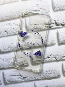 Чохол з потовщеними кутами для Samsung Galaxy А10 (2019) А105 дизайн "Лавандовий віночок" (принт 19)