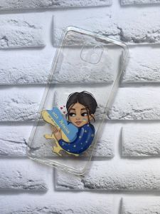 Прозорий чохол на Xiaomi Redmi Note 9 патріотичний дизайн Моя Україна принт 2