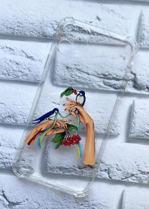 Чохол з потовщеними кутами на iPhone 11 Pro Max (6.5) патріотичний дизайн Ластівки принт 15