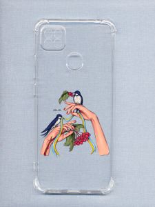 Чохол з потовщеними кутами на Xiaomi Redmi 9C патріотичний дизайн Ластівки принт 14