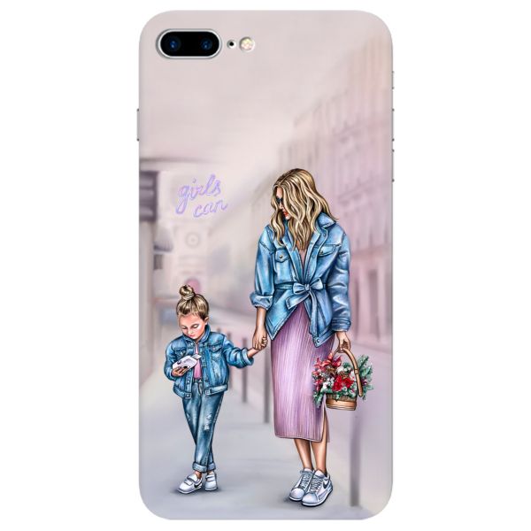 Чохол на 7 Plus/8 Plus ::  Мама і донька (принт 56)