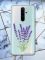 Прозорий чохол на Xiaomi Redmi Note 8 Pro рельєфний дизайн Лаванда принт 28