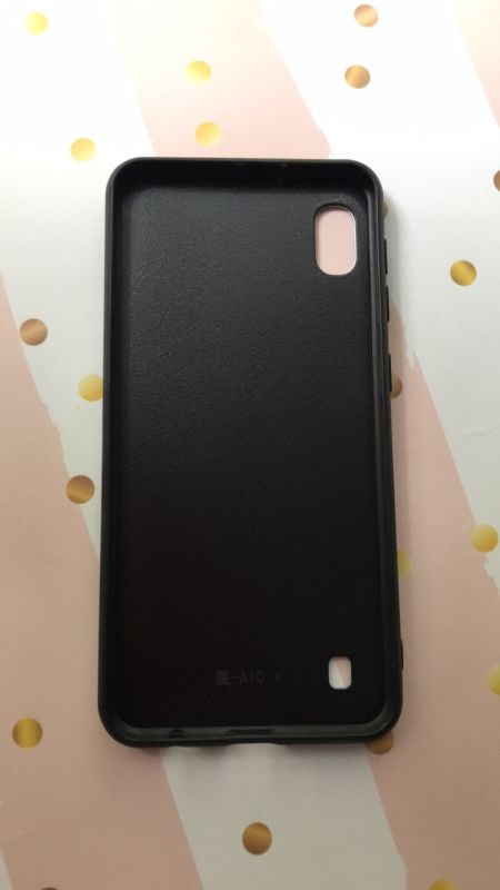 Силіконовий чохол Glass case зі скляною задньою панеллю для Samsung Galaxy A10 (2019) A105 Зелено-блакитний