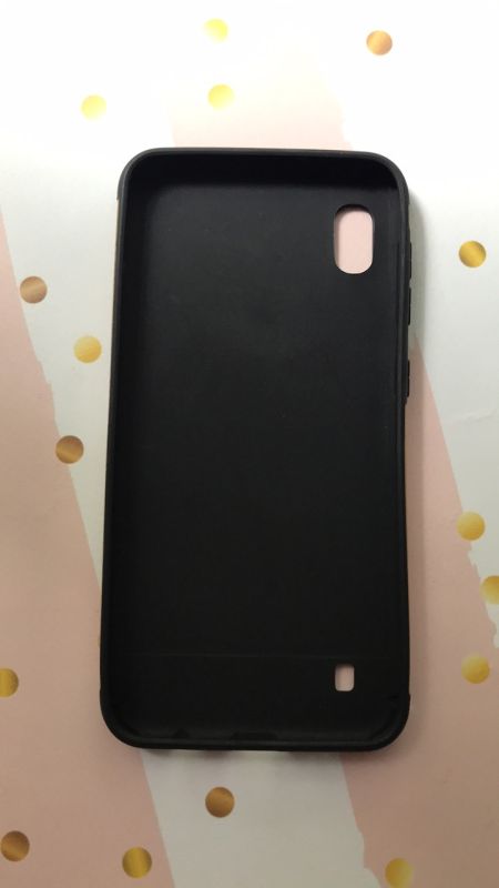 Силіконовий чохол імітація шкіри Samsung Galaxy A10 (2019) A105 Коричневий