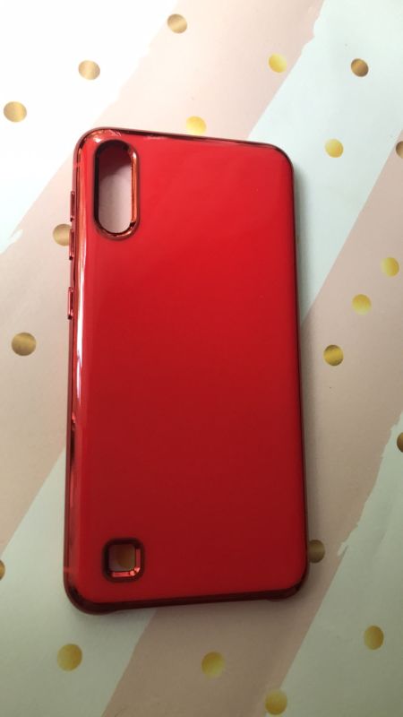 Силіконовий чохол для Samsung Galaxy A10 (2019) A105 Яскраво-рожевий