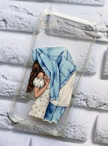 Чохол з потовщеними кутами на iPhone XR рельєфний дизайн Поцілунок принт 33