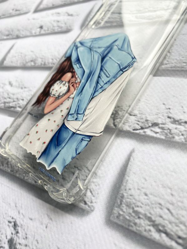 Чохол з потовщеними кутами на Samsung Galaxy А50 (2019) А505 рельєфний дизайн Поцілунок принт 33