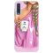 Чохол на Samsung Galaxy А50 (2019) А505  рельєфний дизайн Дівчина з кавою принт 58