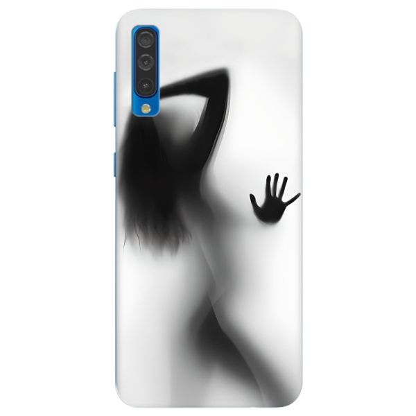 Чохол на Samsung Galaxy А50 (2019) А505  рельєфний дизайн Силует дівчини принт 66