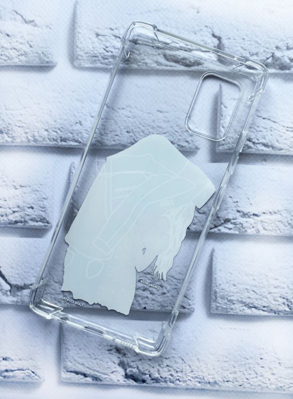 Чохол з потовщеними кутами на Samsung Galaxy A71 / A715 рельєфний дизайн Поцілунок принт 33