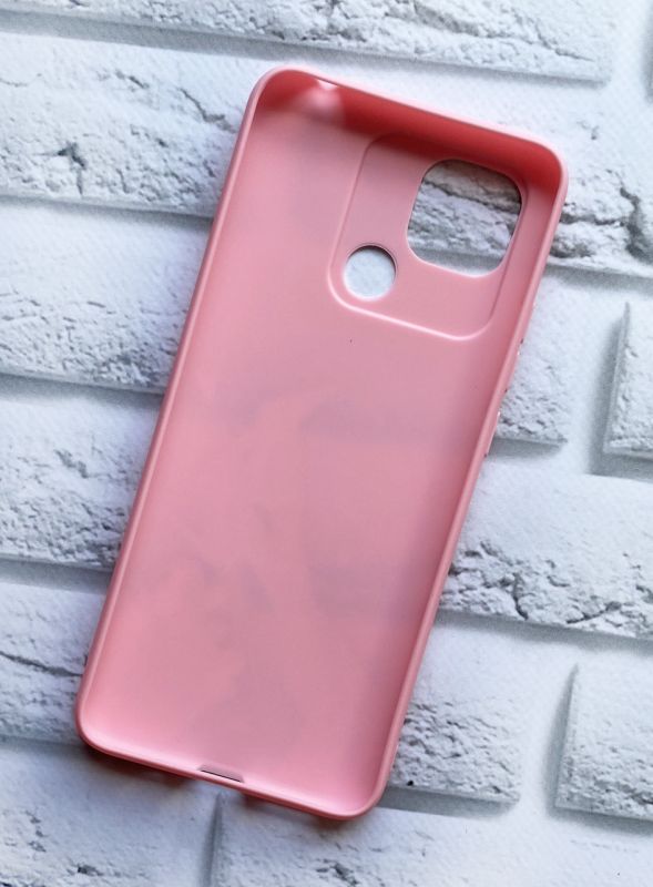 Чохол на Xiaomi Redmi 10C рельєфний дизайн Ніжки принт 62 Рожевий