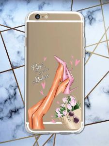 Прозорий чохол на iPhone 6/6s :: Ніжки (принт 62)