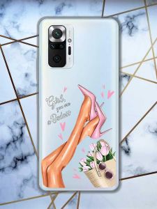 Прозорий чохол для Xiaomi Redmi Note 10 Pro/10 Pro Max :: Ніжки | принт 62