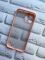 Прозорий матовий чохол із силіконовим бампером для iPhone 13 Pro Max Рожевий