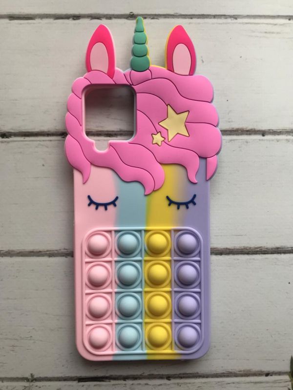 Чохол Одноріг Попіт Антистрес Поп-Іт Pop It для Samsung Galaxy A42 / A42 5G / M42 Поп іт Єдиноріг