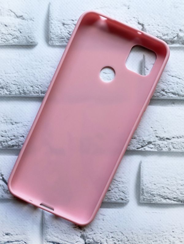 Силіконовий чохол на Xiaomi Redmi 9C / 10A рельєфний дизайн Ніжки принт 62 рожевий