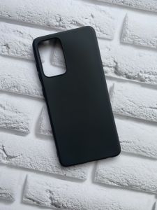 Силіконовий матовий чохол для Samsung Galaxy A52 Чорний