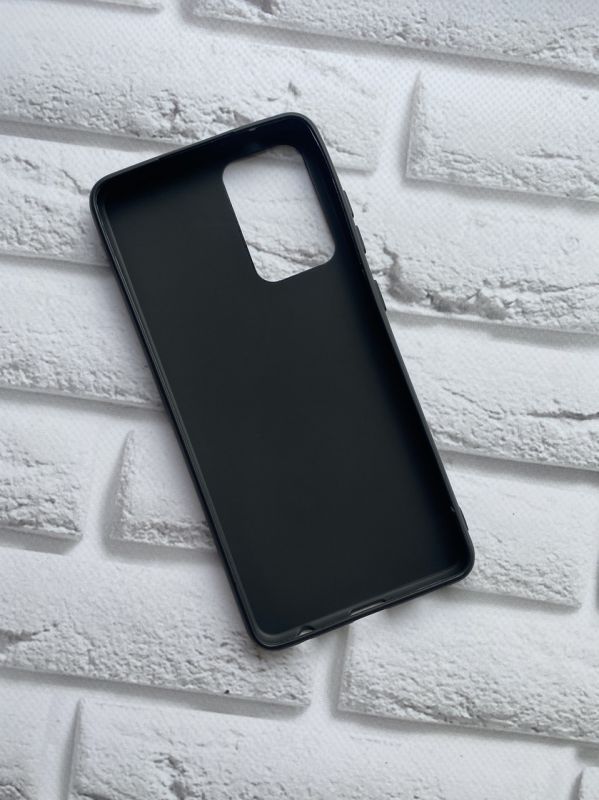 Силіконовий матовий чохол для Samsung Galaxy A52 Чорний
