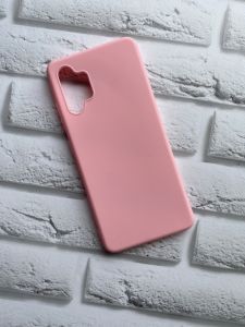 Силіконовий матовий чохол для Samsung Galaxy A32 Рожевий